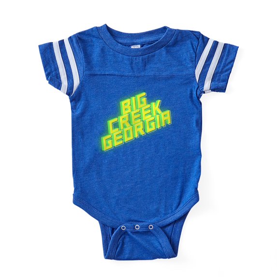 CafePress - Big Creek Georgia - Cute Infant Baby Football Bodysuit