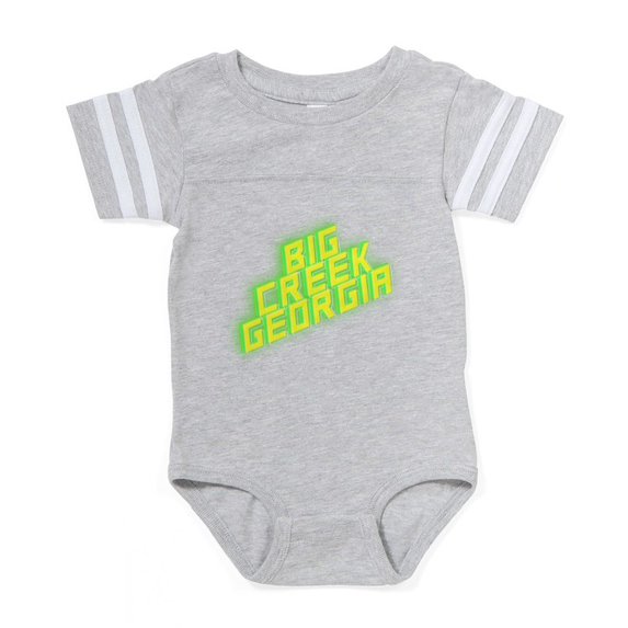 CafePress - Big Creek Georgia - Cute Infant Baby Football Bodysuit