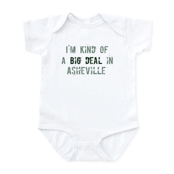 CafePress - Big Deal In Asheville Infant Bodysuit - Baby Light Bodysuit, Size Newborn - 24 Months