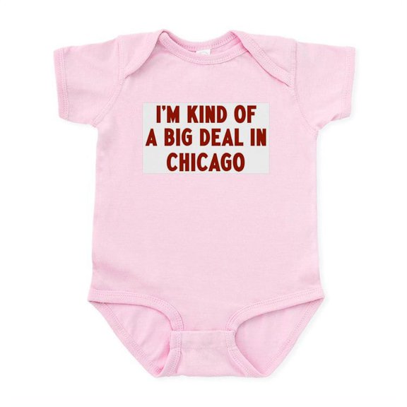 CafePress - Big Deal In Chicago Infant Bodysuit - Baby Light Bodysuit, Size Newborn - 24 Months