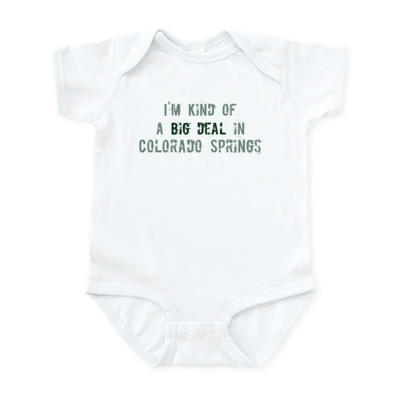 CafePress - Big Deal In Colorado Springs Infant Bodysuit - Baby Light Bodysuit, Size Newborn - 24 Months