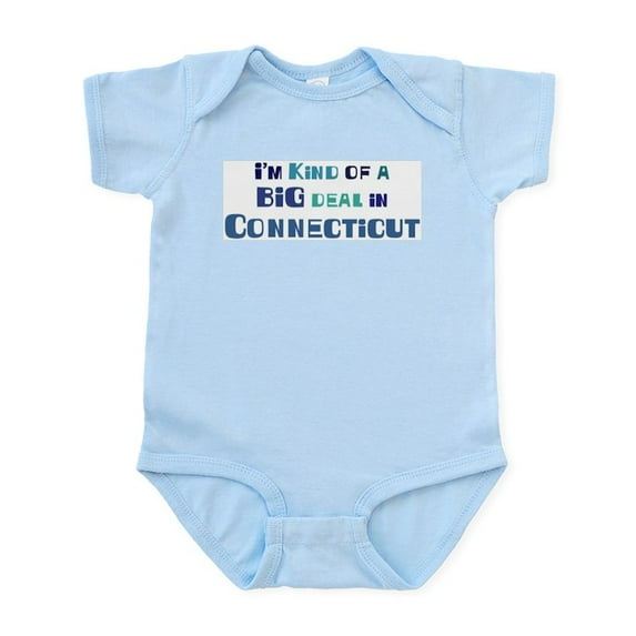 CafePress - Big Deal In Connecticut Infant Bodysuit - Baby Light Bodysuit, Size Newborn - 24 Months