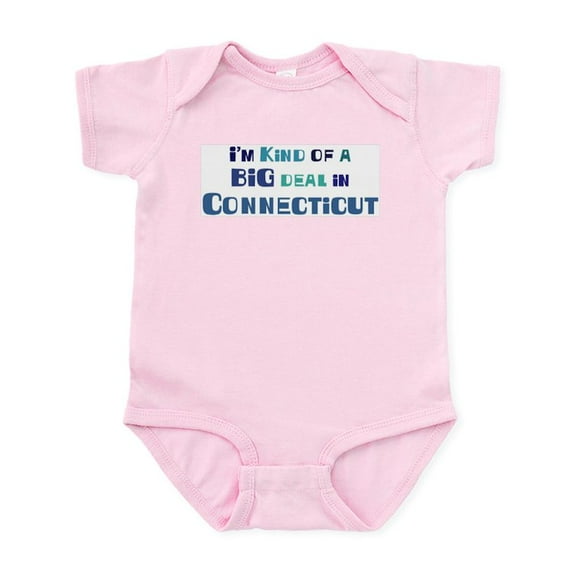 CafePress - Big Deal In Connecticut Infant Bodysuit - Baby Light Bodysuit, Size Newborn - 24 Months