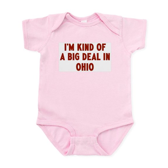 CafePress - Big Deal In Ohio Infant Bodysuit - Baby Light Bodysuit, Size Newborn - 24 Months