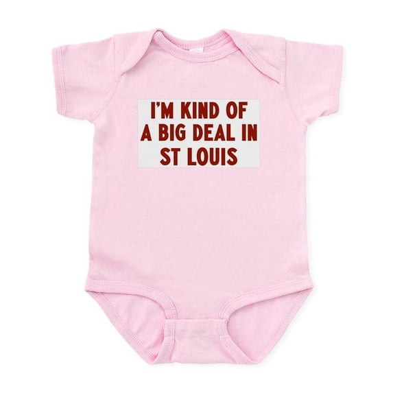 CafePress - Big Deal In St Louis Infant Bodysuit - Baby Light Bodysuit, Size Newborn - 24 Months