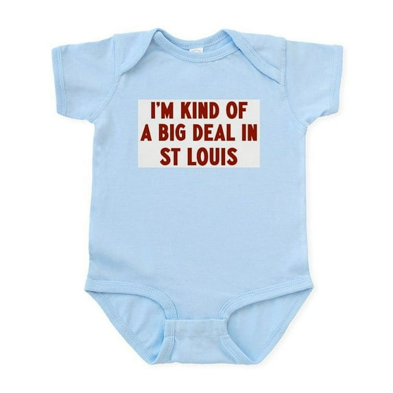 CafePress - Big Deal In St Louis Infant Bodysuit - Baby Light Bodysuit, Size Newborn - 24 Months