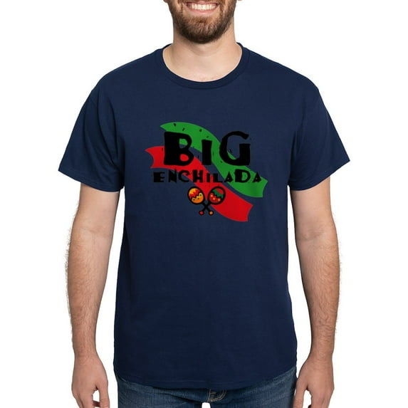 CafePress - Big Enchilada Dark T Shirt - Men's Classic Graphic Cotton T-Shirt