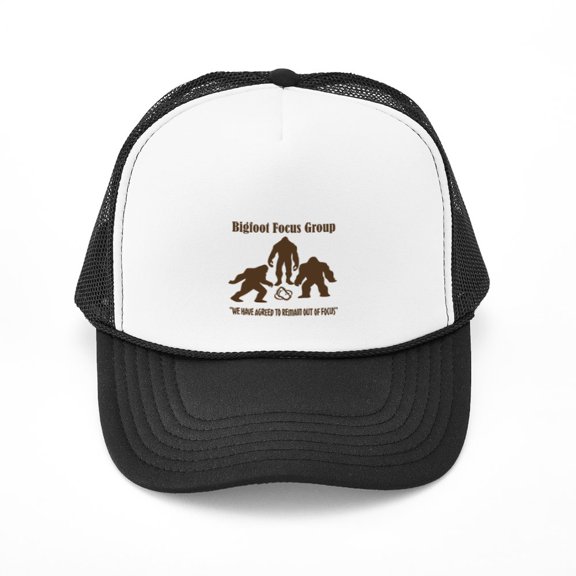 CafePress - Big Foot Focus Group - Adjustable Unisex Printed Trucker Hat with Mesh Back