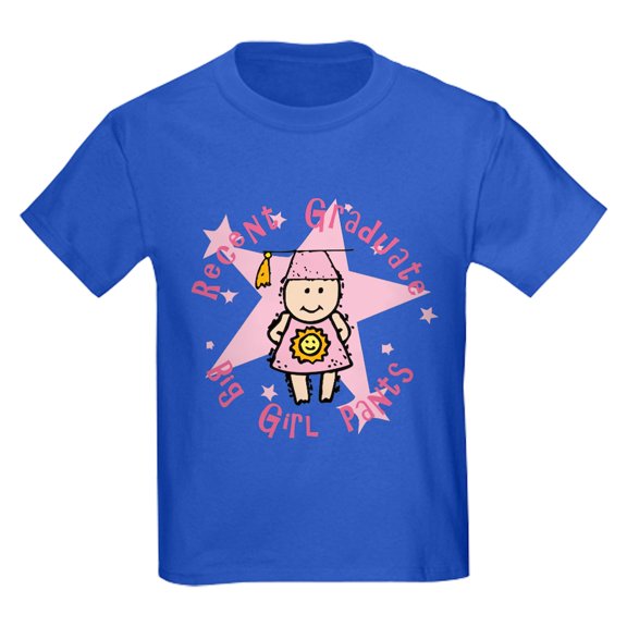 CafePress - Big Girl Pants Kids Dark T Shirt - Dark T-Shirt Kids XS-XL