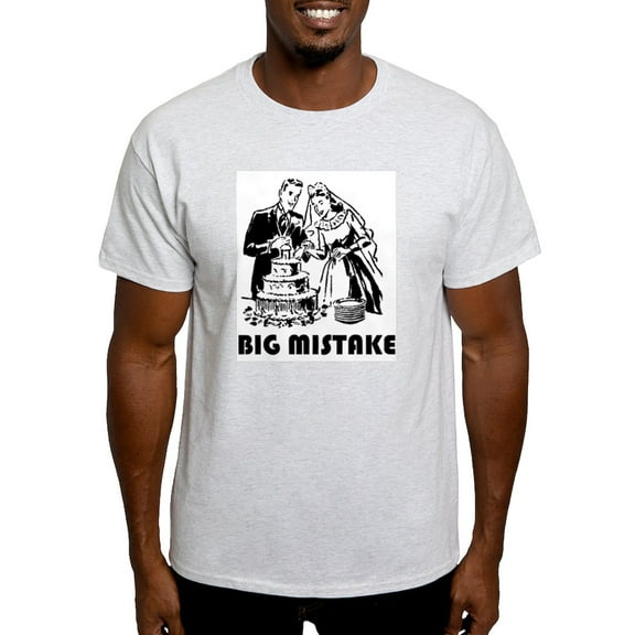 CafePress - Big Mistake Light T Shirt - Men's Classic Graphic T-Shirt