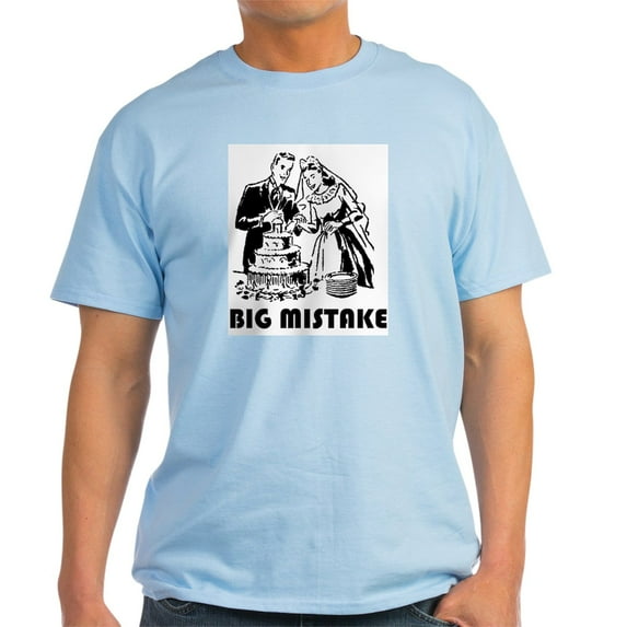 CafePress - Big Mistake Light T Shirt - Men's Classic Graphic T-Shirt
