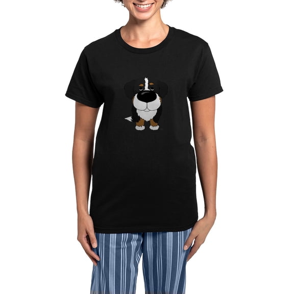 CafePress - Big Nose Berner Pajamas - Women's Short Sleeve Print T-Shirt and Pants Dark Cotton Pajama Set
