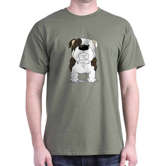 CafePress - Big Nose Bulldog Dark T Shirt - Men's Classic Graphic Cotton T-Shirt