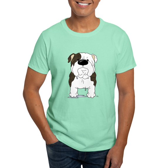CafePress - Big Nose Bulldog Dark T Shirt - Men's Classic Graphic Cotton T-Shirt