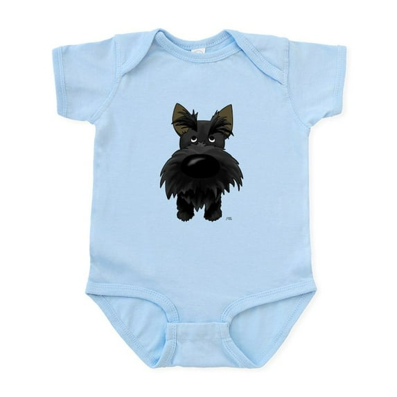 CafePress - Big Nose Scottie Infant Bodysuit - Baby Light Bodysuit, Size Newborn - 24 Months