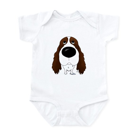 CafePress - Big Nose Springer Spaniel Infant Bodysuit - Baby Light Bodysuit, Size Newborn - 24 Months