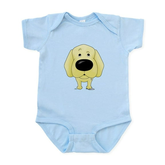 CafePress - Big Nose Yellow Lab Infant Bodysuit - Baby Light Bodysuit, Size Newborn - 24 Months