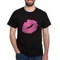 thumbnail image 1 of CafePress - Big Pink Smooch Dark T Shirt - Men's Classic Graphic Cotton T-Shirt, 1 of 4