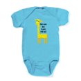 thumbnail image 1 of CafePress - Big Plans Giraffe - Cute Infant Bodysuit Baby Romper, 1 of 1