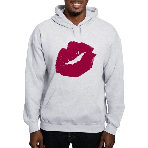 CafePress - Big Red Smooch Hoodie - Pullover Hoodie, Hooded Sweatshirt