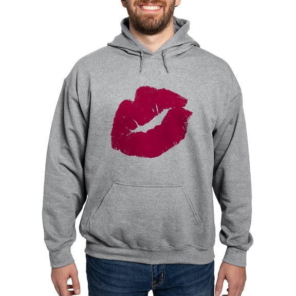 CafePress - Big Red Smooch Hoodie - Pullover Hoodie, Hooded Sweatshirt