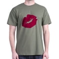 thumbnail image 1 of CafePress - Big Red Smooch T Shirt - Men's Classic Graphic Cotton T-Shirt, 1 of 4