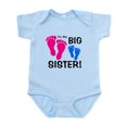 thumbnail image 1 of CafePress - Big Sister Baby Footprints Infant Bodysuit - Baby Light Bodysuit, Size Newborn - 24 Months, 1 of 4