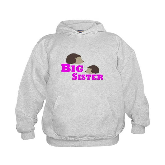CafePress - Big Sister Hedgehog Hoodie - Kids Hooded Sweatshirt, Classic Hoodie