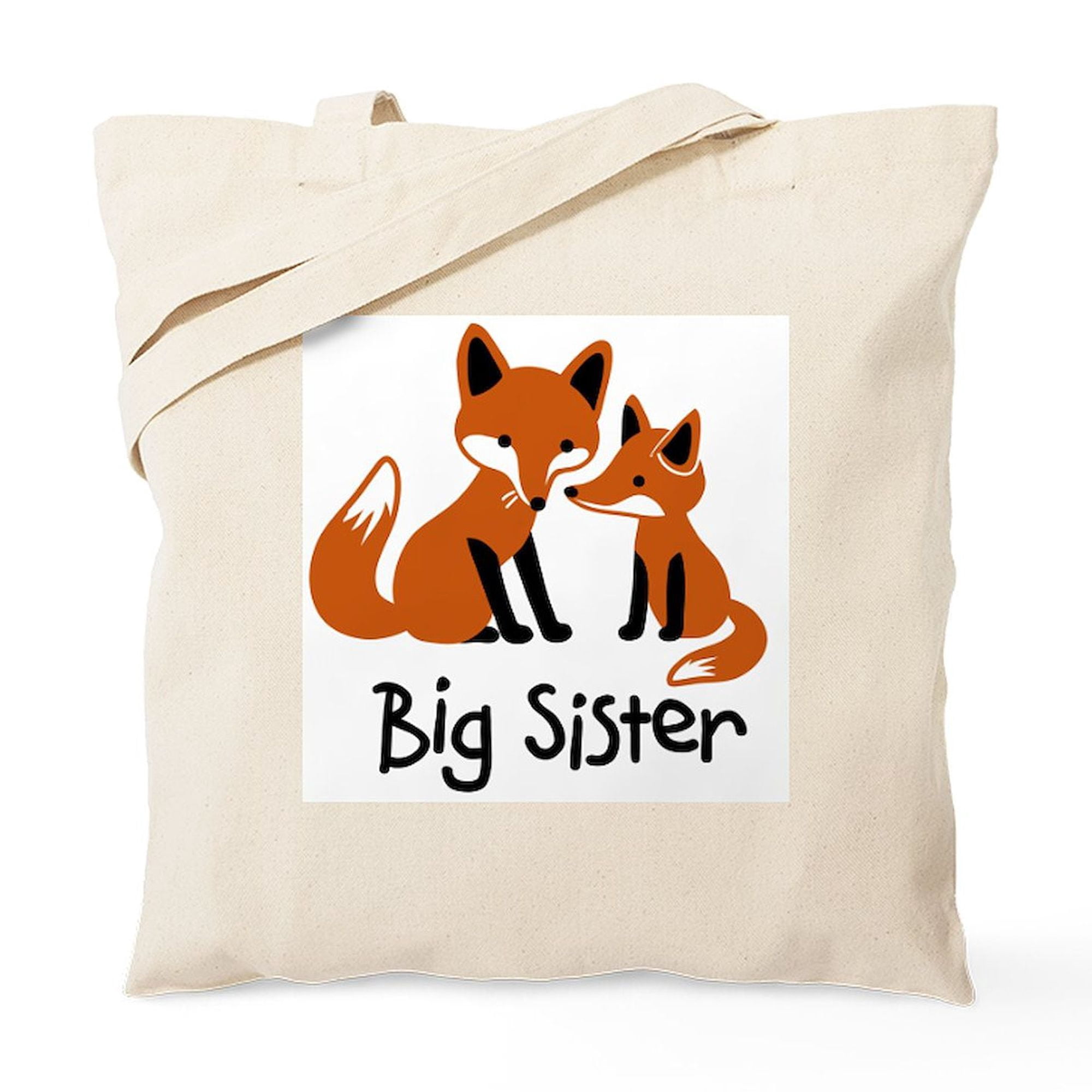CafePress "Sistah" Natural Canvas Tote Bag - Reusable Shopping Bag, Two Sizes Available 14 thumbnail image