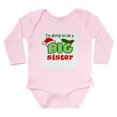 thumbnail image 1 of CafePress - Big Sister To Be Christmas Body Suit - Long Sleeve Cotton Baby Bodysuit, 1 of 4