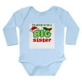 thumbnail image 1 of CafePress - Big Sister To Be Christmas Body Suit - Long Sleeve Cotton Baby Bodysuit, 1 of 4