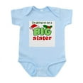 thumbnail image 1 of CafePress - Big Sister To Be Christmas Infant Bodysuit - Baby Light Bodysuit, Size Newborn - 24 Months, 1 of 4