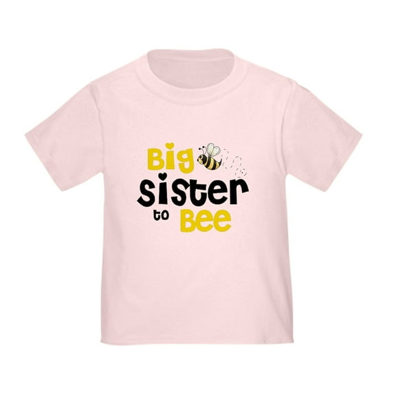 CafePress - Big Sister To Bee Toddler T Shirt - Cute Toddler T-Shirt, 100% Cotton