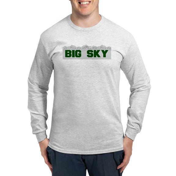 CafePress - Big Sky Long Sleeve T Shirt - Unisex Cotton Long Sleeve T-Shirt