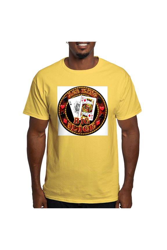 - Big Slick Ash Grey T Shirt - Men's Classic Graphic T-Shirt