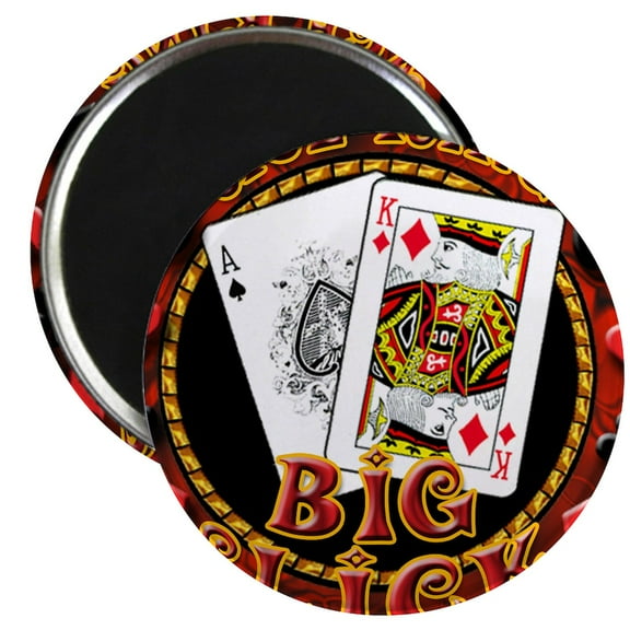 CafePress - Big Slick Magnet - 2.25" Round Magnet, Refrigerator Magnet, Button Magnet Style