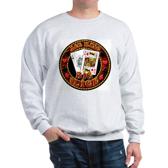 CafePress - Big Slick Sweatshirt - Crew Neck Sweatshirt