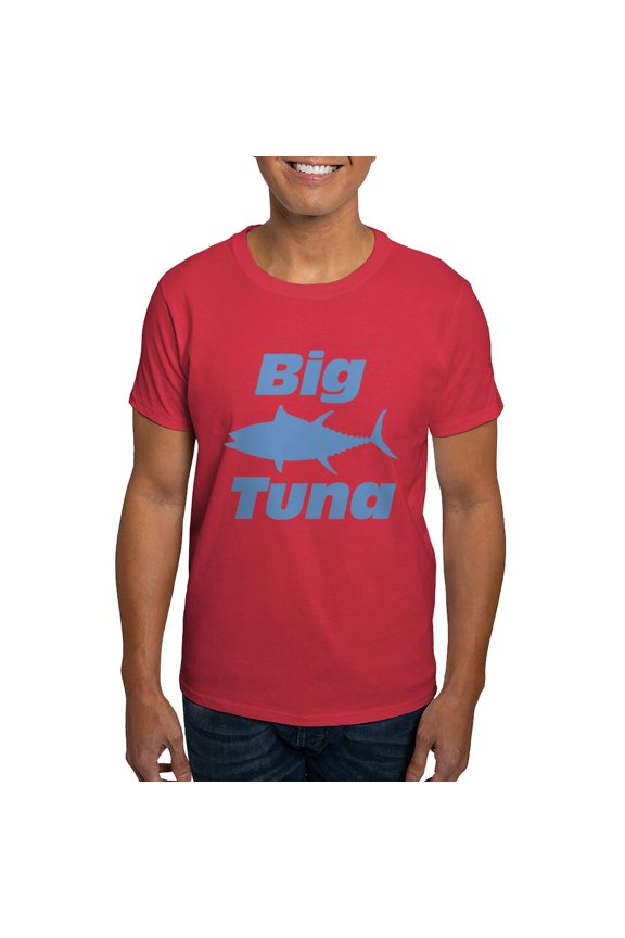 - Big Tuna Dark T Shirt - Men's Classic Graphic Cotton T-Shirt