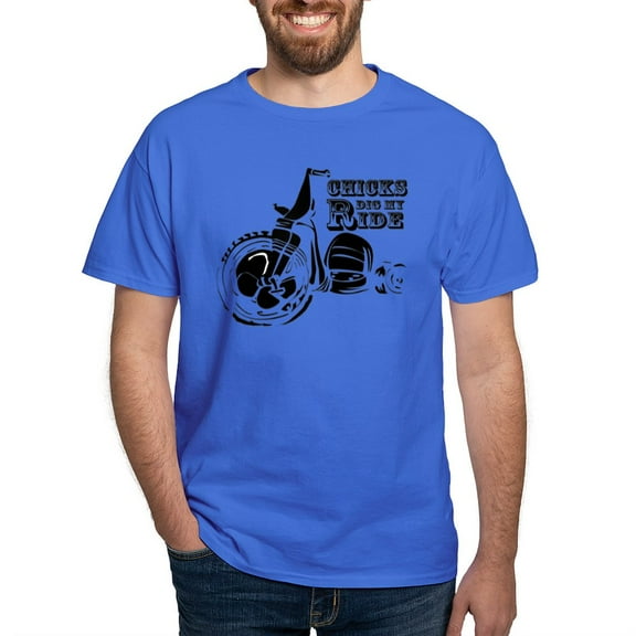 CafePress - Big Wheel T Shirt - Men's Classic Graphic Cotton T-Shirt
