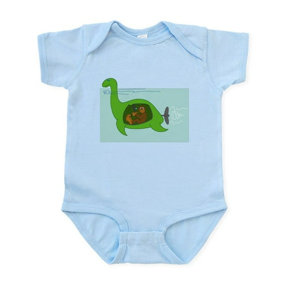 CafePress - Bigfoot And Nessie Infant Bodysuit - Baby Light Bodysuit, Size Newborn - 24 Months