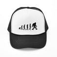 thumbnail image 1 of CafePress - Bigfoot Evolution - Adjustable Unisex Printed Trucker Hat with Mesh Back, 1 of 8