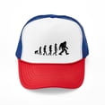 thumbnail image 1 of CafePress - Bigfoot Evolution - Adjustable Unisex Printed Trucker Hat with Mesh Back, 1 of 10