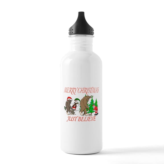CafePress - Bigfoot Family Meet Sa Stainless Water Bottle 1 - Stainless Steel Water Bottle, Sports Bottle, 1.0L
