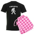 thumbnail image 1 of CafePress - Bigfoot I Believe Pajamas - Men's Dark Loose Fit Cotton Pajama Set, 1 of 7
