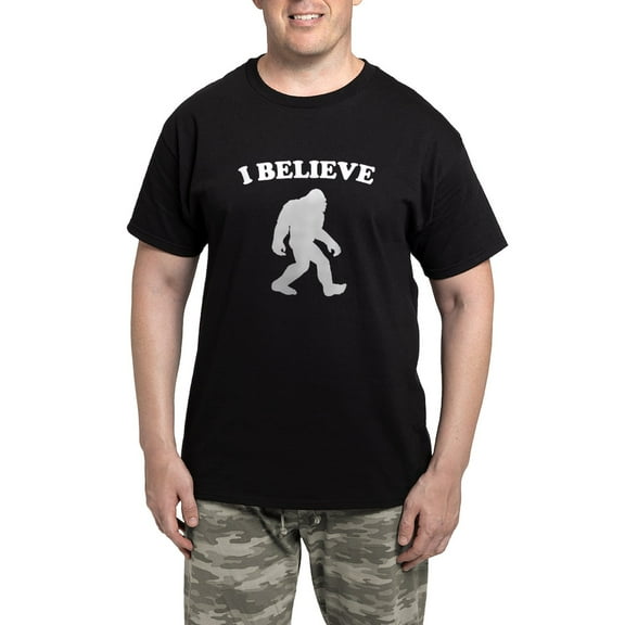 CafePress - Bigfoot I Believe Pajamas - Men's Dark Loose Fit Cotton Pajama Set