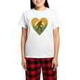 thumbnail image 1 of CafePress - Bigfoot Love Women's Light Pajamas - Women's Short Sleeve Print T-Shirt and Pants Light Cotton Pajama Set, 1 of 7