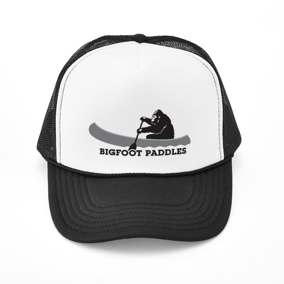 CafePress - Bigfoot Paddles - Adjustable Unisex Printed Trucker Hat with Mesh Back