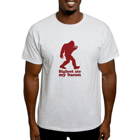 CafePress - Bigfoot (Sasquatch) Ate My Bacon! T Shirt - Men's Classic Graphic T-Shirt