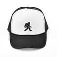 thumbnail image 1 of CafePress - Bigfoot Sasquatch Yowie Yeti Yaren Skunk Ape Truck - Adjustable Unisex Printed Trucker Hat with Mesh Back, 1 of 8