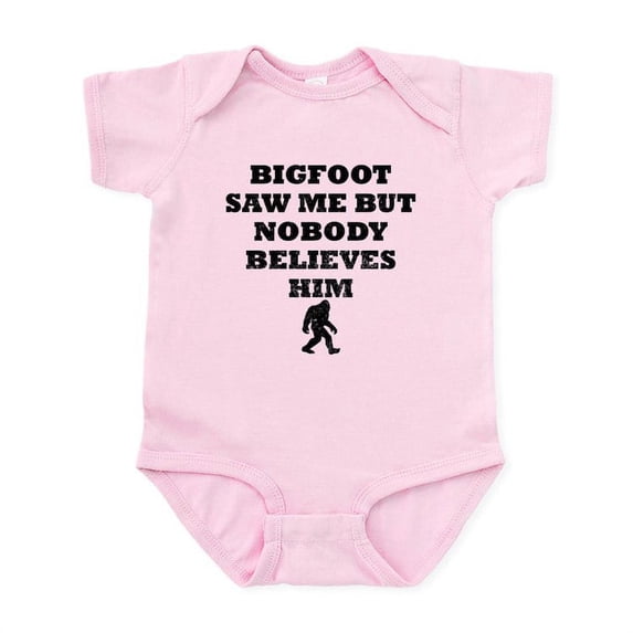 CafePress - Bigfoot Saw Me Body Suit - Baby Light Bodysuit, Size Newborn - 24 Months